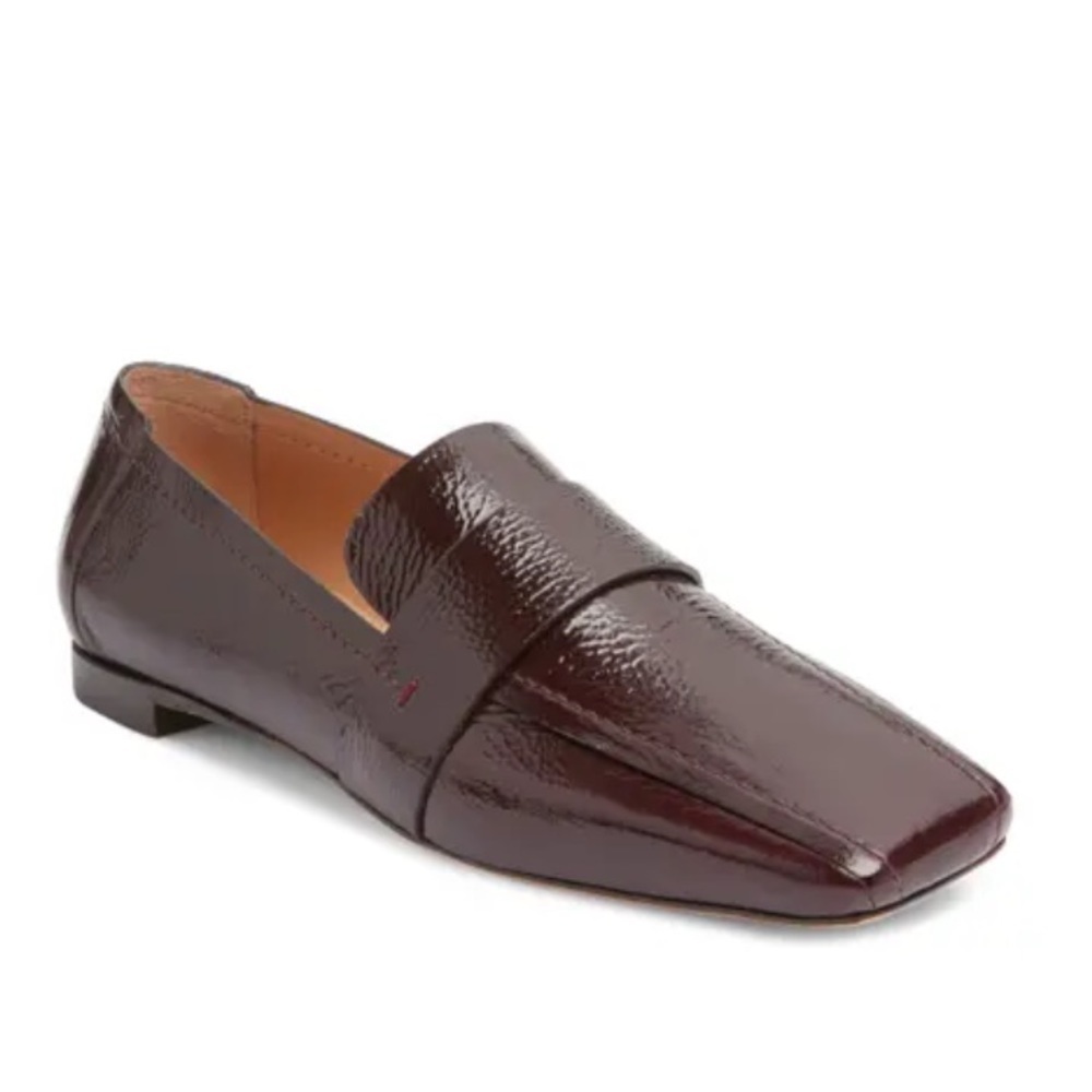 New Mansur Gavriel square toe loafers size 39.5EU